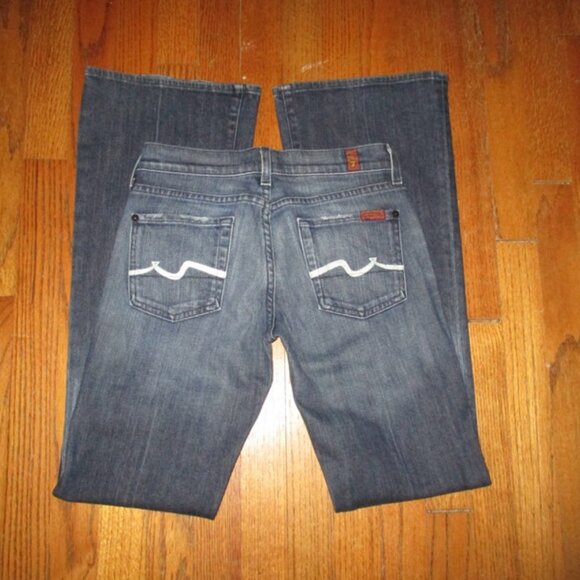 7 FOR ALL MANKIND Flare Leg Jeans - Picture 1 of 10